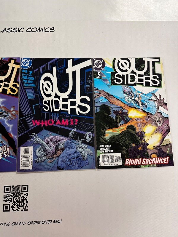 4 Outsiders DC Comic Books # 5 7 9 10 Batman Superman Flash  20 CT3
