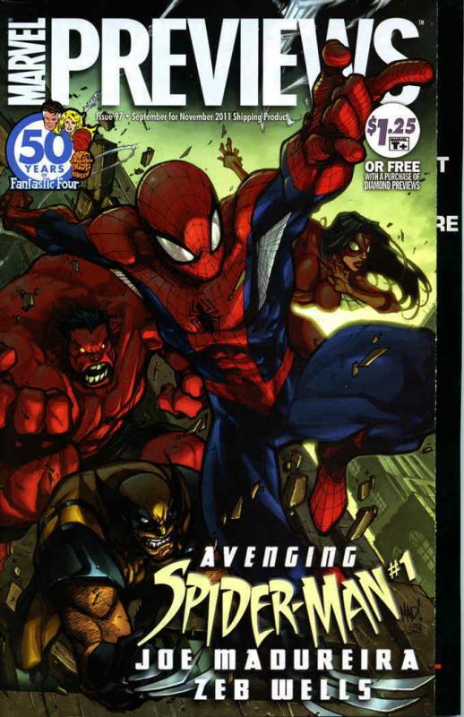 Marvel Previews #97 VF/NM; Marvel | save on shipping - details inside