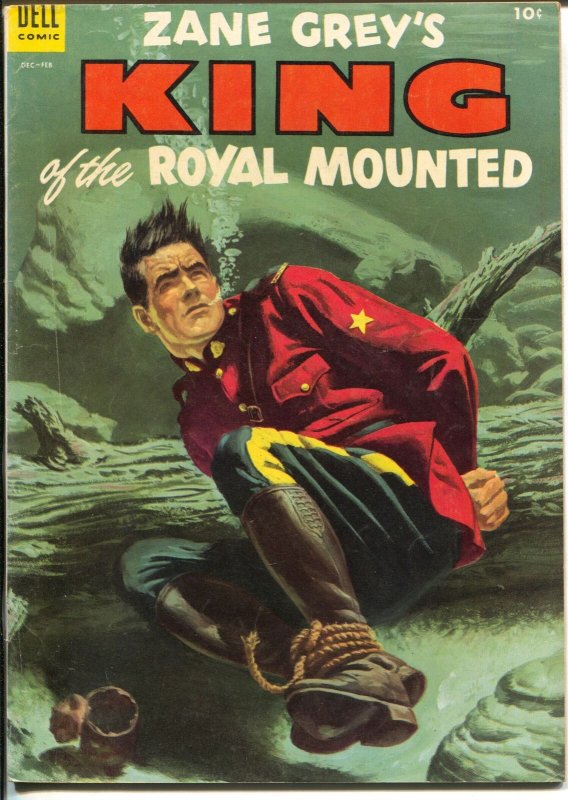 King of The Royal Mounted #14 1954-Dell-Zane Grey-RCMP-FN