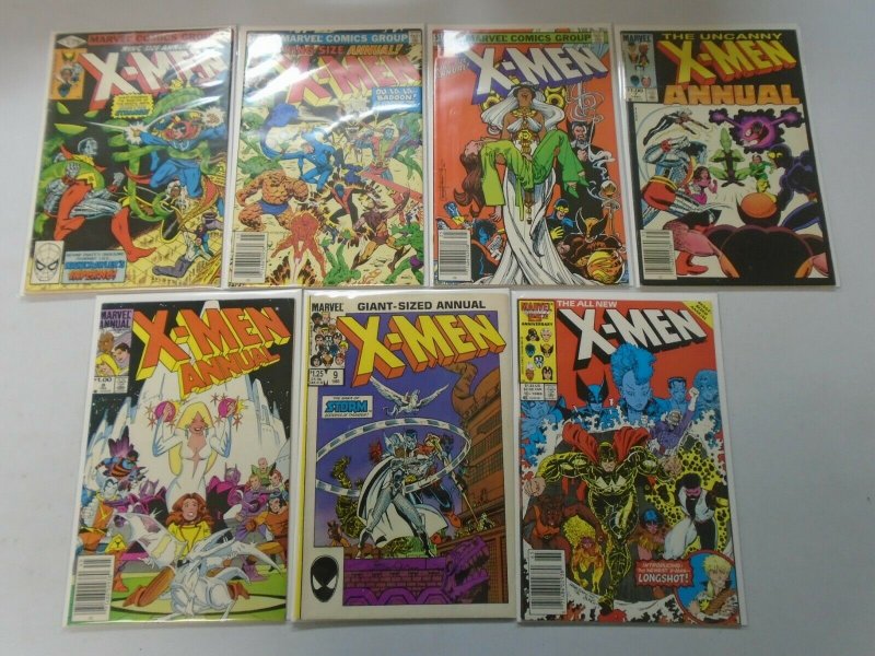 Uncanny X-Men Annuals lot 13 different #4-18 avg 6.0 FN (1980-94 1st Series)