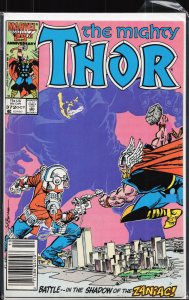 Thor #372 Newsstand Edition (1986) Thor [Key Issue]