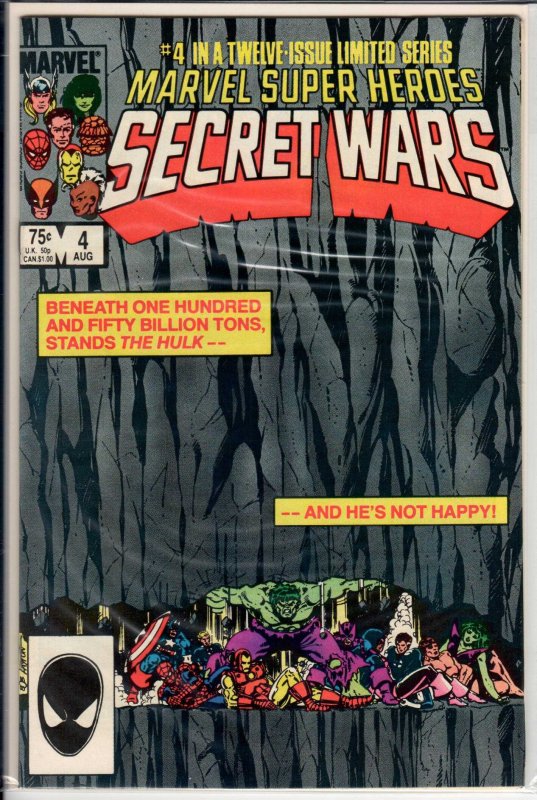 Marvel Super Heroes Secret Wars #4 (1984) 7.0 FN/VF