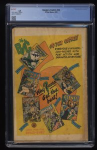 Rangers Comics #24 CGC VG- 3.5 Off White Bondage Torture Cover!