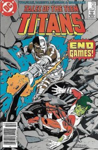 Tales of the Teen Titans #82 (Newsstand) FN ; DC | Reprints #22 End  Games
