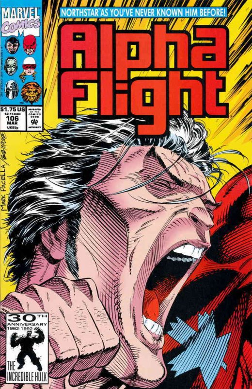 Alpha Flight (1st Series) #106 VG ; Marvel | low grade comic Northstar Gay Revea