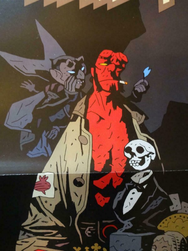 HELLBOY Promo Poster, 2014, Unused, Mike Mignola, In Hell, more in our store