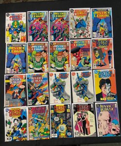 JUSTICE LEAGUE OF AMERICA ( 1987) 107 COMICS LOT MOST FN-VF + ANNUALS & SPECIALS