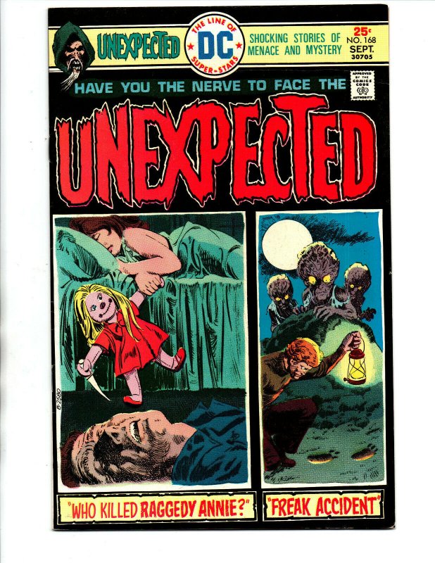 Unexpected #168 - Alcala - DC Horror - 1975 - VF