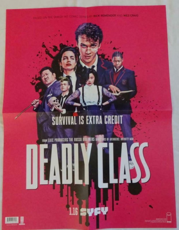 DEADLY CLASS Promo Poster , 18x 24, 2019, IMAGE, Unused more in our store 068