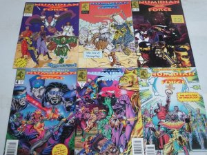 NUMIDIAN FORCE (1991-1994 KAMITE)   1-6  trailblazing imprint JAMES BRUNSON