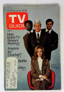 TV Guide 1/22/1972 Mission: Impossible VG