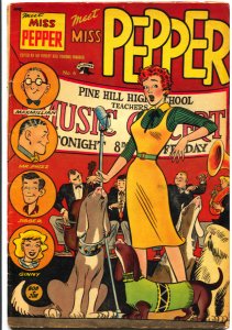 Meet Miss Pepper #6 1954-St John-Final issue-Joe Kubert and Norman Maurer Goo...