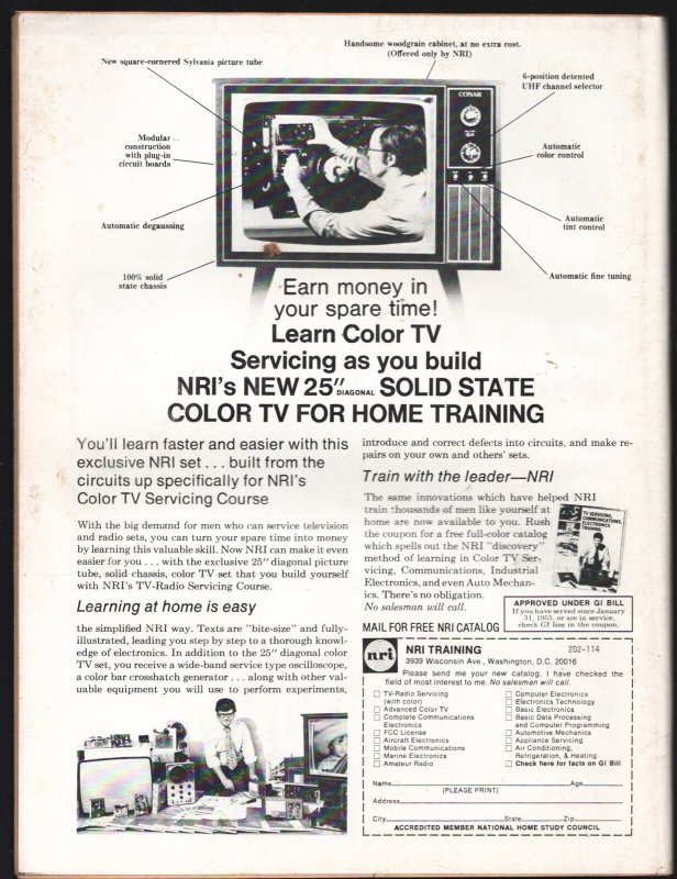 Action For Men 11/1974-Castro-Shoplifting-America's Monsters-Head Hunters