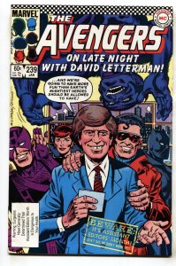 AVENGERS #239--Marvel--Comic Book--DAVID LETTERMAN--VF/NM
