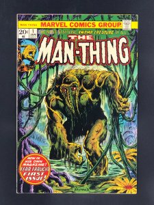 Man-Thing #1 (1974) First Man-Thing Solo Title, 2nd App of Howard the Duck