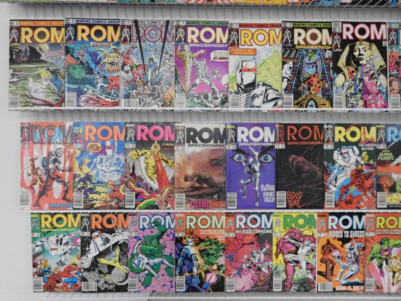 Rom 1-75 Complete Set W/ Annuals 1-4!! Avg FN Condition!