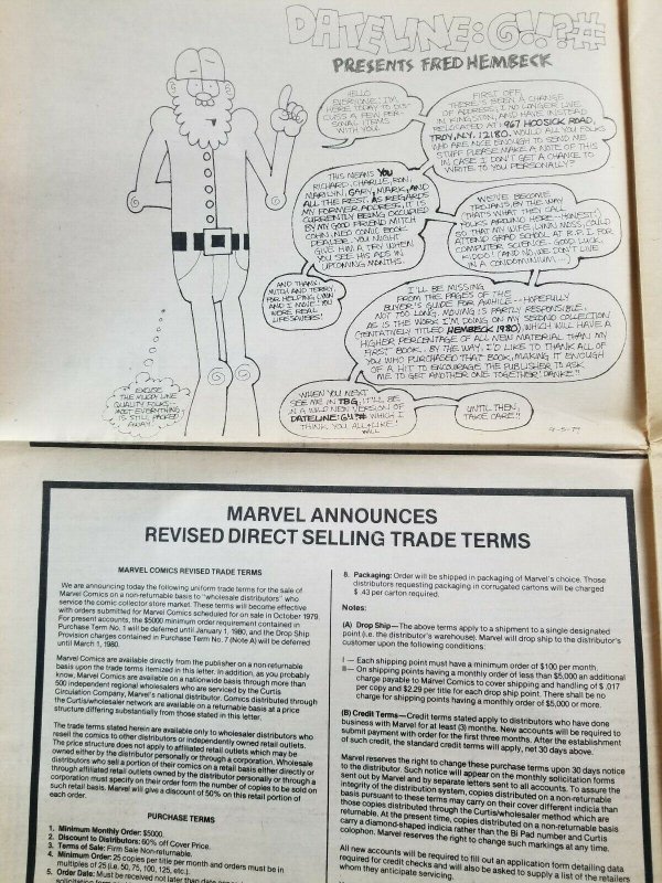 Buyers Guide For Comic Fandom #307 Oct 1979 Alan Light - Brad Caslos Cover - EX