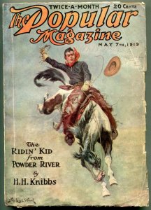 Popular Magazine Pulp May 7 1919- Ridin' Kid from Powder River