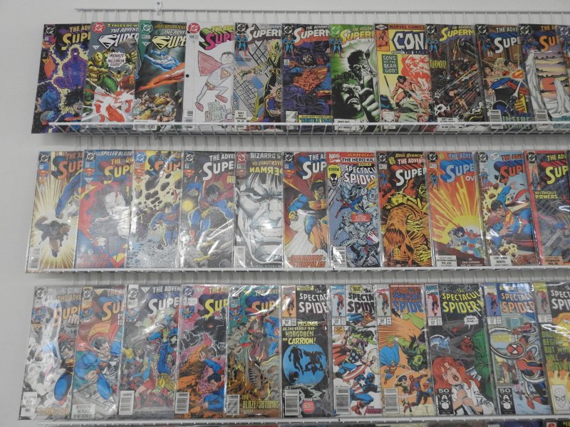 Huge Lot 180+ Comics W/ Spider-Man, Superman, Hulk, +More! Avg VF- Condition!
