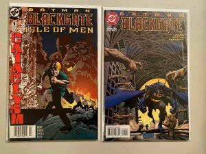 Batman Blackgate & Isle of Men #1s 8.0 VF (1997+98)