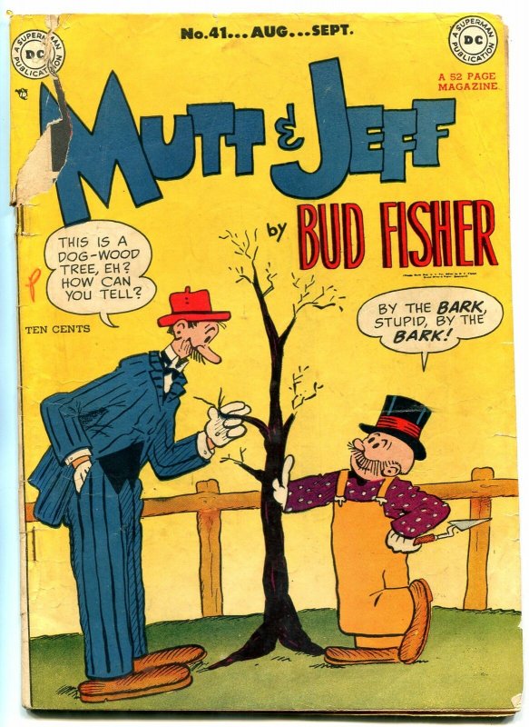 Mutt and Jeff #41 1949- DC Golden Age- Bud Fisher VG-