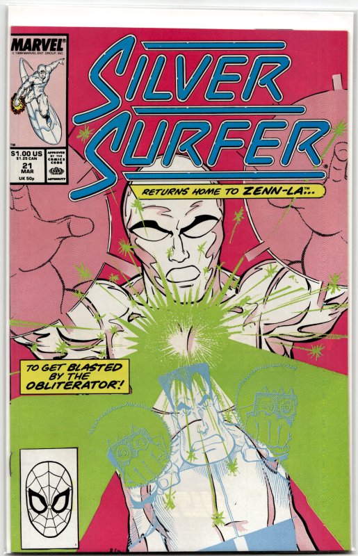 Silver Surfer #21 (1989) Silver Surfer
