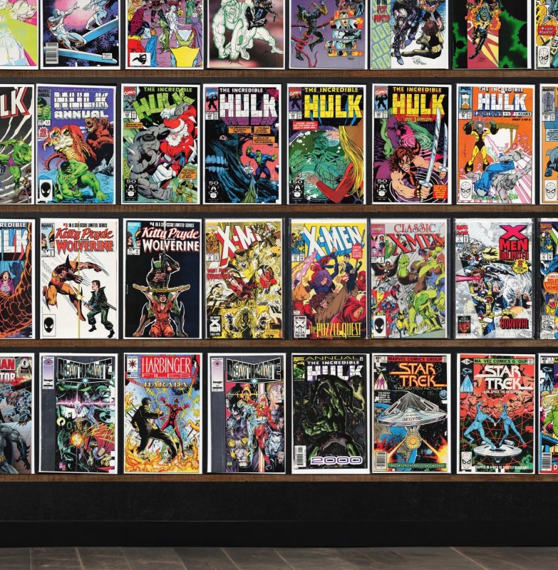 Huge Lot 150+ Comics with The Incredible Hulk, Star Trek, Shadowman & More!