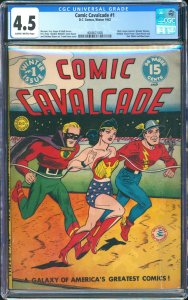 Comic Cavalcade #1 (DC, 1942) CGC 4.5