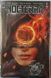 Nocterra #1 NM BOSSLOGIC CVR Signed by Scott Snyder with COA