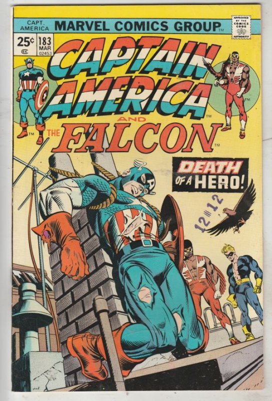 Captain America #183 (Mar-75) NM- High-Grade Captain America