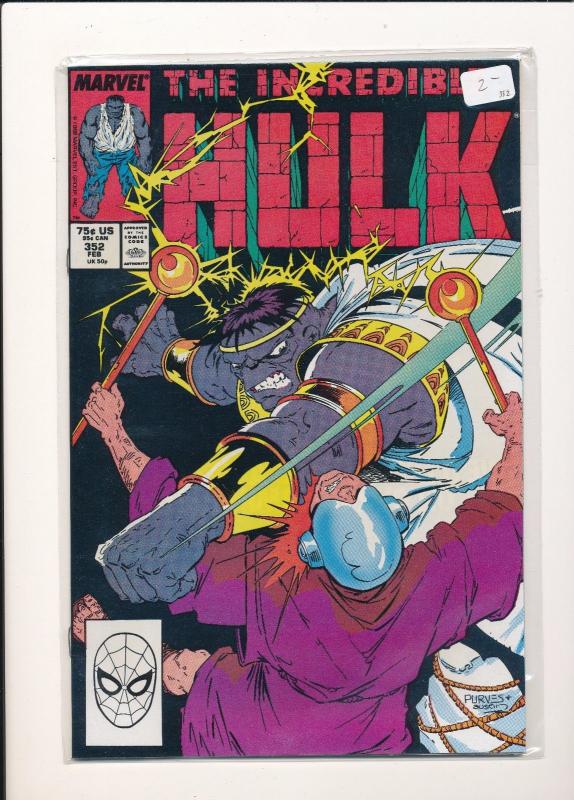 MARVEL COMICS The INCREDIBLE HULK #352 F/VF (SIC368) 