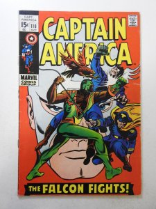 Captain America #118 (1969) VG- Condition extra staple added