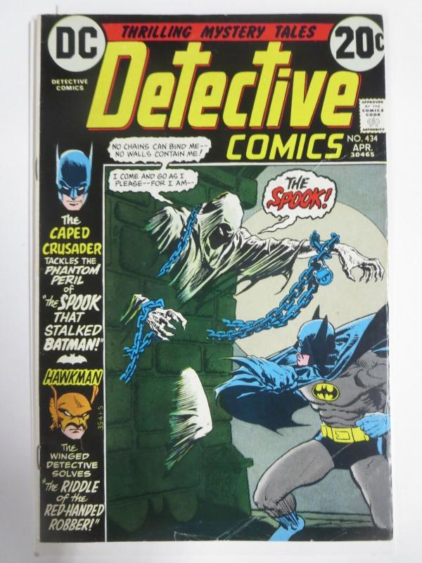 DETECTIVE 434 VG April 1973 The Spook COMICS BOOK