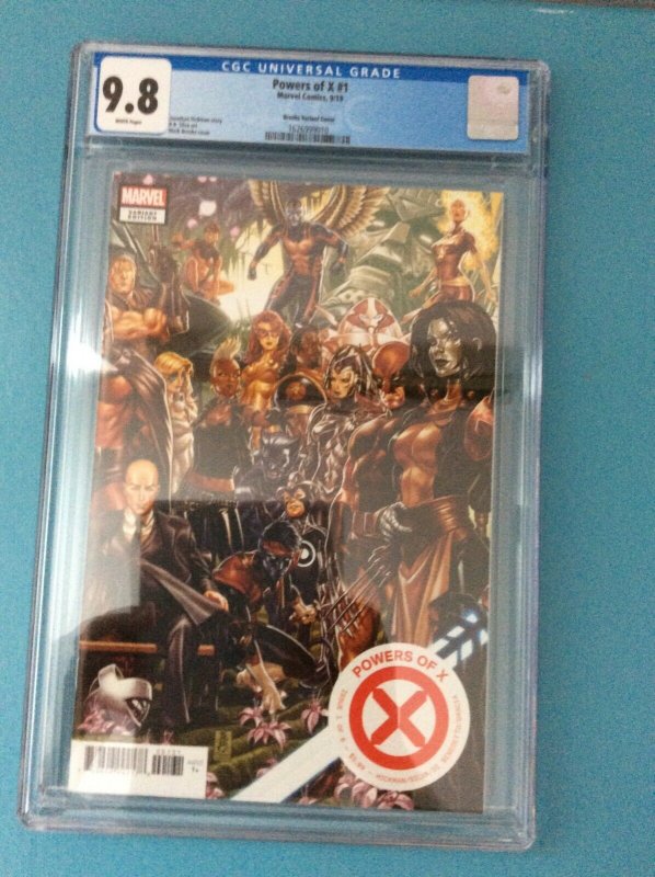 Powers of X #1 Brooks Variant CGC 9.8