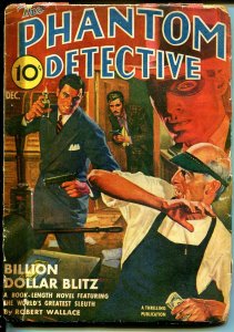 Phantom Detective 12/1942-Thrilling Pubs-hard boiled crime-hero pulp-P/FR