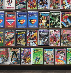 Huge Lot 130+ Comics with The Avengers, Avengers, Superman & More!