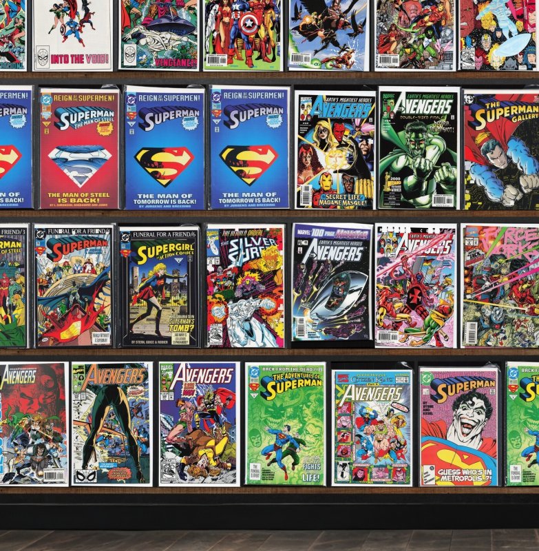 Huge Lot 130+ Comics with The Avengers, Avengers, Superman & More!