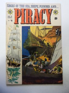 Piracy #3 (1955) VG+ Condition 1/4 spine split