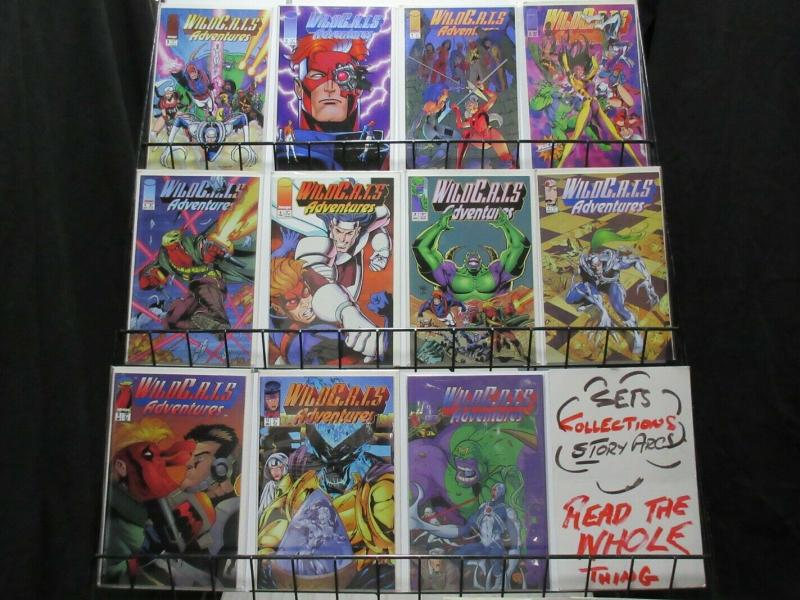 WILDCATS ADVENTURES (1994 IM) 1-10,SOURCEBOOK complete! 