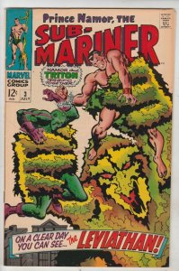 Sub-Mariner #3 (Jul-68) VF/NM High-Grade Sub-Mariner (Prince Namor)