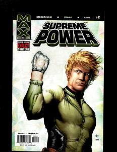 Lot of 9 Supreme Power Max Comic Books #1 1 2 3 4 5 6 7 8 HY7