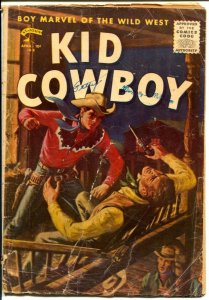Kid Cowboy #13 1955-St John-1st code issue-painted cover-G
