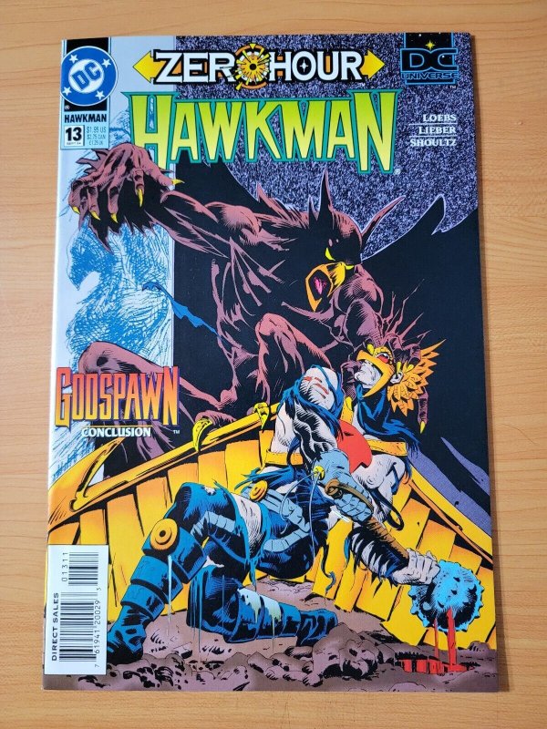 Hawkman #13 Direct Market Edition ~ NEAR MINT NM ~ 1994 DC Comics