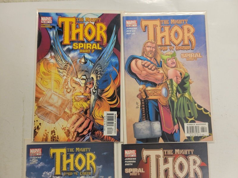4 The Mighty Thor Marvel Comic Books #65 66 67 68 23 RC30