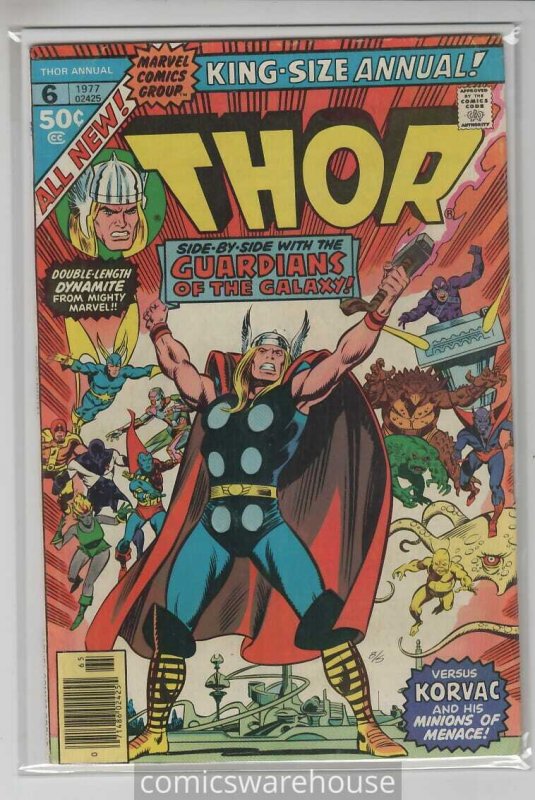 THOR ANNUAL (1966 MARVEL) #6 VG/FN A15054