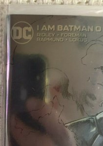?~HOT~DC~I AM BATMAN #0~LIMITED TIM FOX FOIL EDITION~ONLY 500 PRINTED~HOT~?