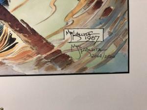 The Shadow - Ablaze Limited Signed Print by Michael Kaluta 2062/2500