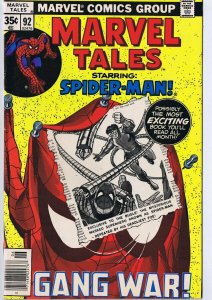 Marvel Tales #92 ORIGINAL Vintage 1978 Marvel Comics Spider-Man Dr Octopus