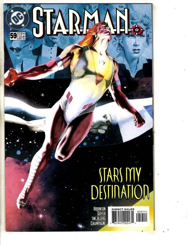 Lot Of 10 Starman DC Comic Books # 53 54 55 56 57 58 59 60 61 62 Robinson CR18