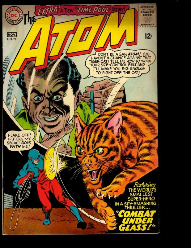 The Atom # 21 FN DC Comic Book Combat Under Glass Justice League Timepool NE3